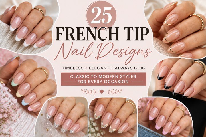 31 French Tip Nail Designs