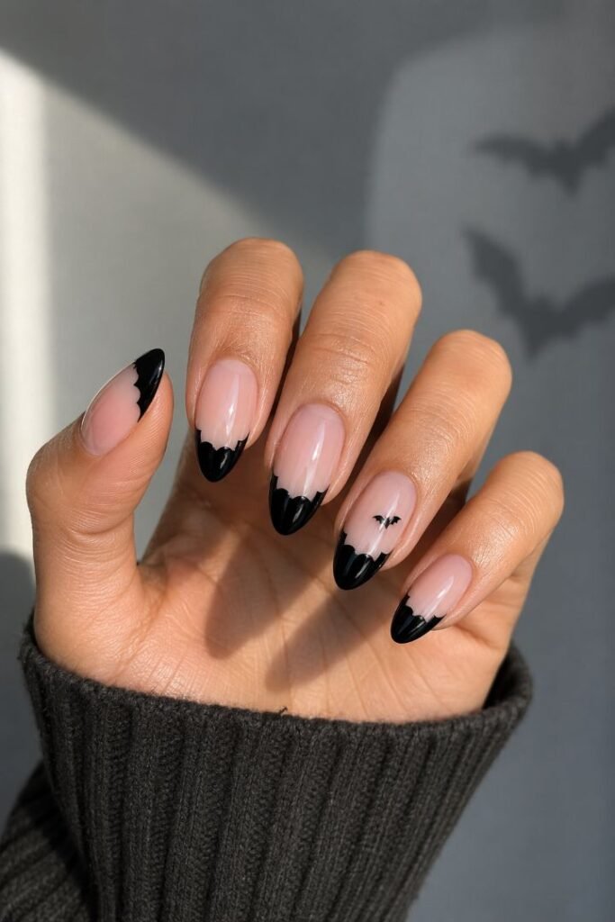 Bat-Wing French Tips