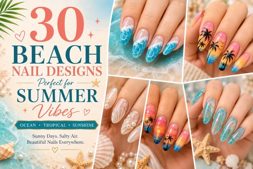 30 Beach Nail Designs