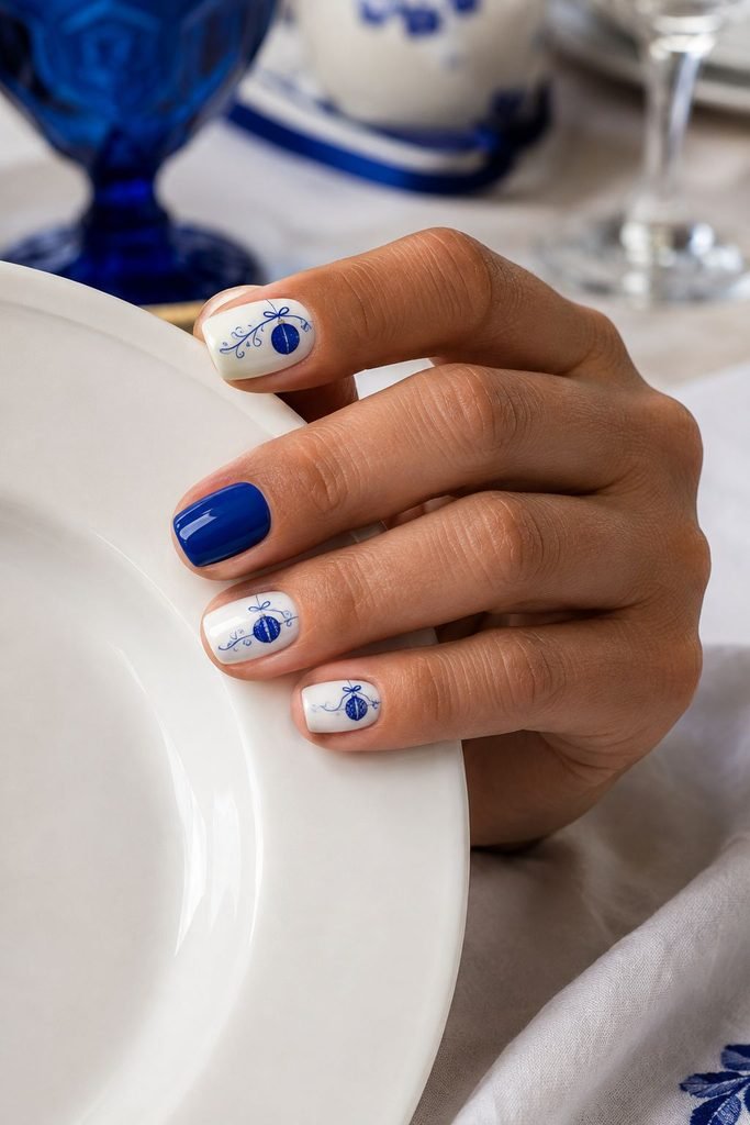 Blue-and-White Porcelain Ornaments