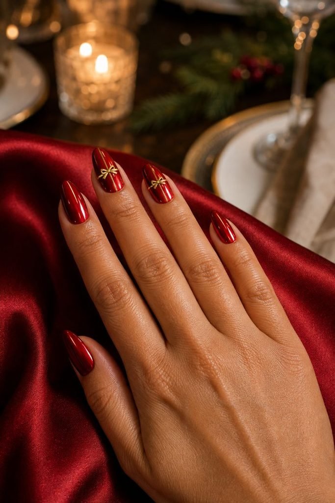  Candy-Apple Red Chrome Ribbons