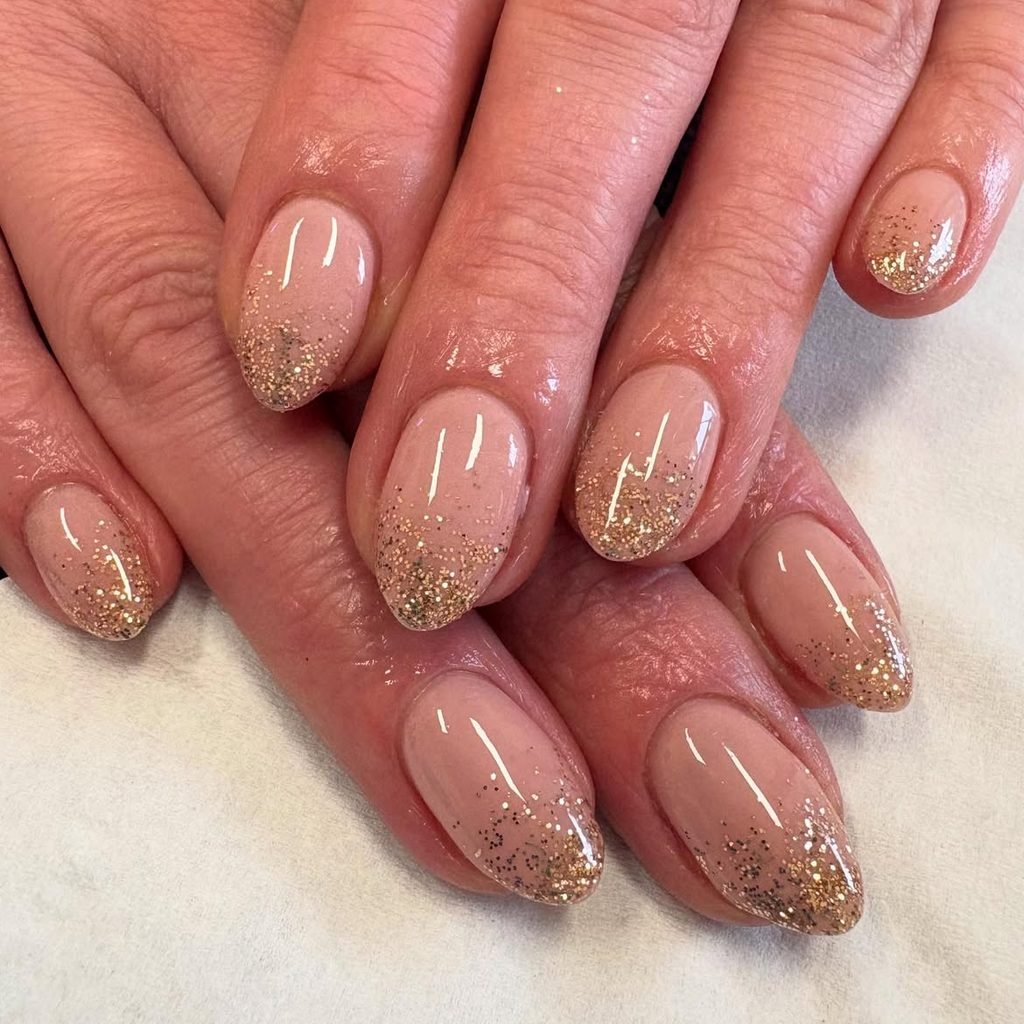 Champagne Glitter Fade
