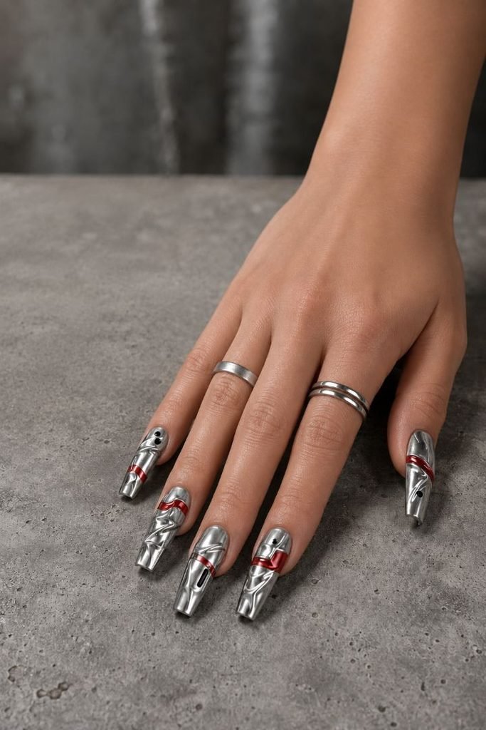 Crushed Aluminum Can Nails