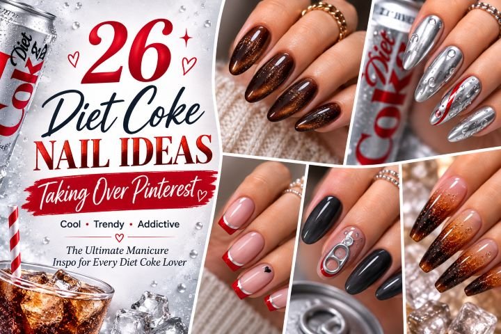 26 Diet Coke Nail Ideas