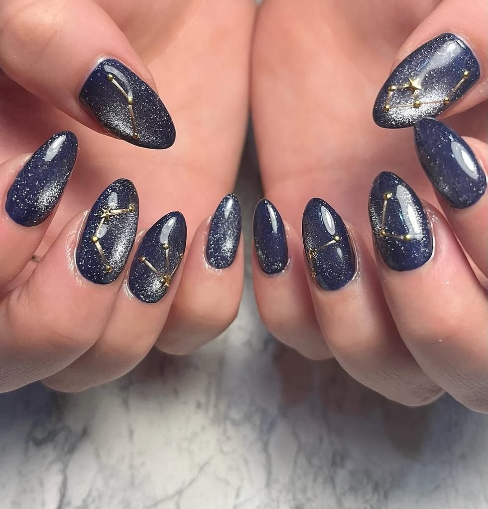 Festival Gem Constellation Nails