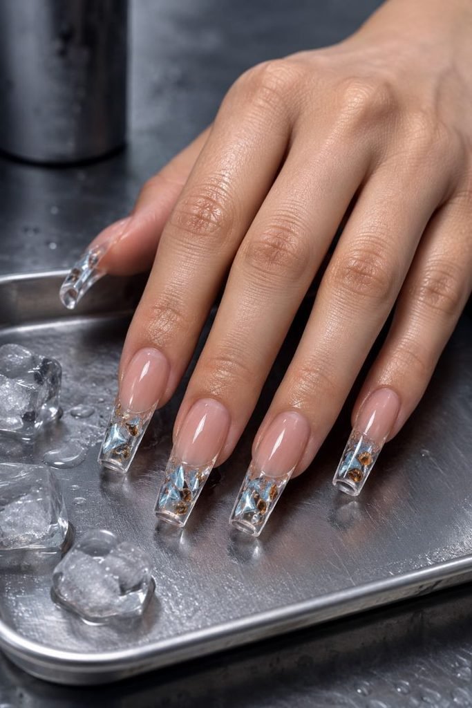 Frozen Ice-Cube Tips