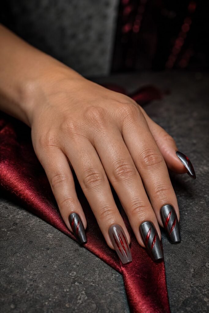 Gunmetal Horror Slashes