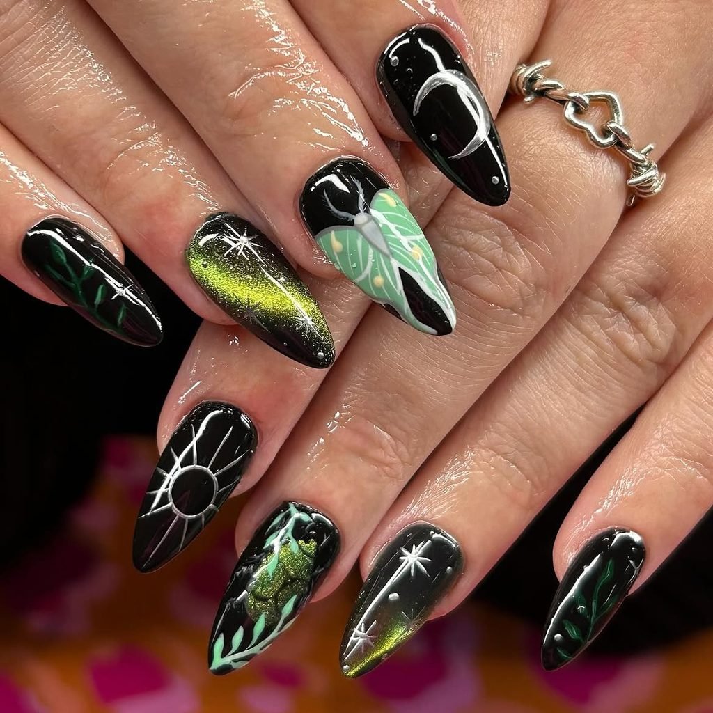  Lunar Moth Nails