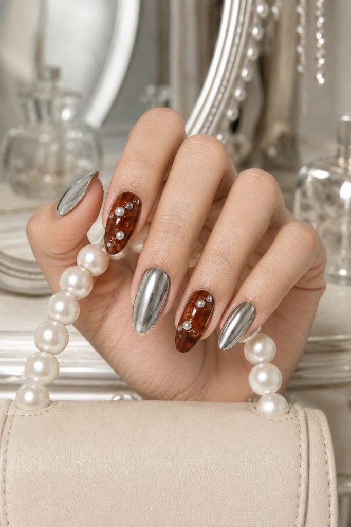 Pearl Pop Bubble Nails