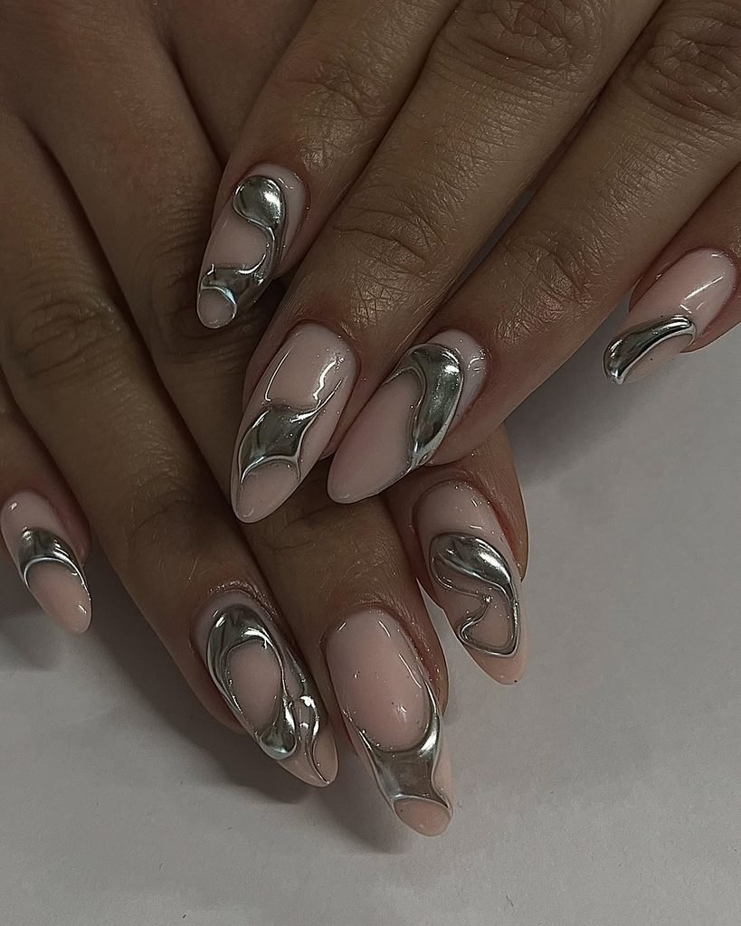 Silver Chrome Condensation Nails