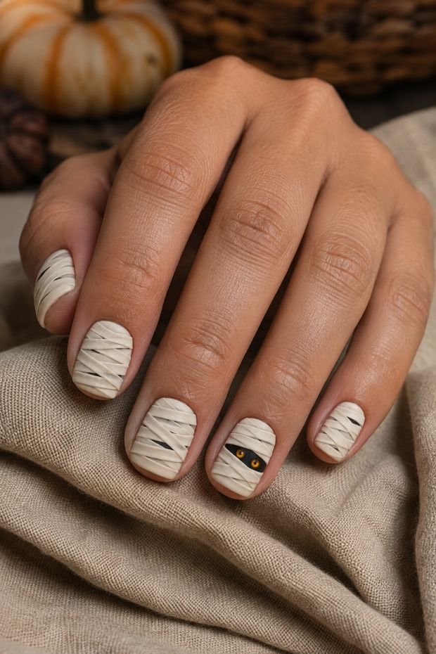 Softly Textured Mummy Wraps