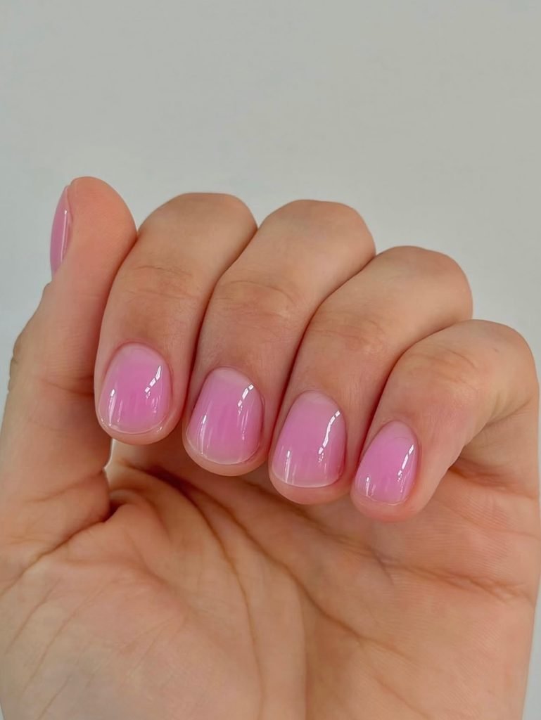  Strawberry Milk Blush Nails