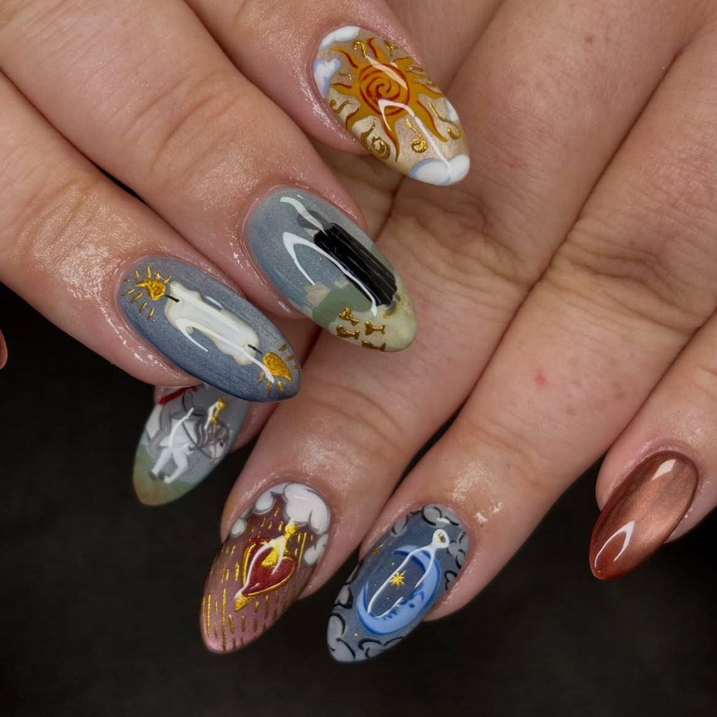  Tarot Card Nails