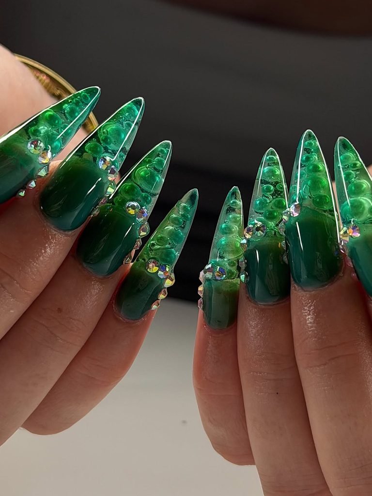 Witch’s Brew Bubble Nails