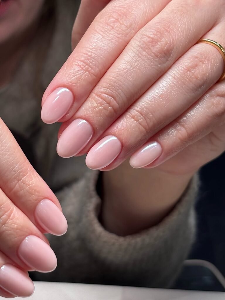 Classic Ballet Slipper Pink Nails