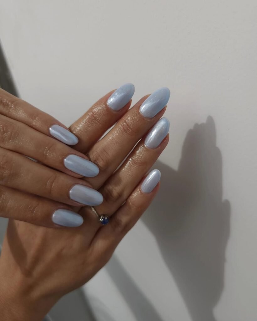  Blueberry Milk Nails