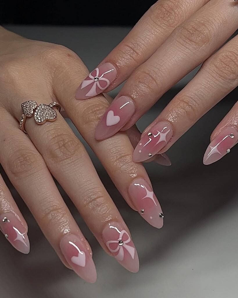  Coquette Bow Nails