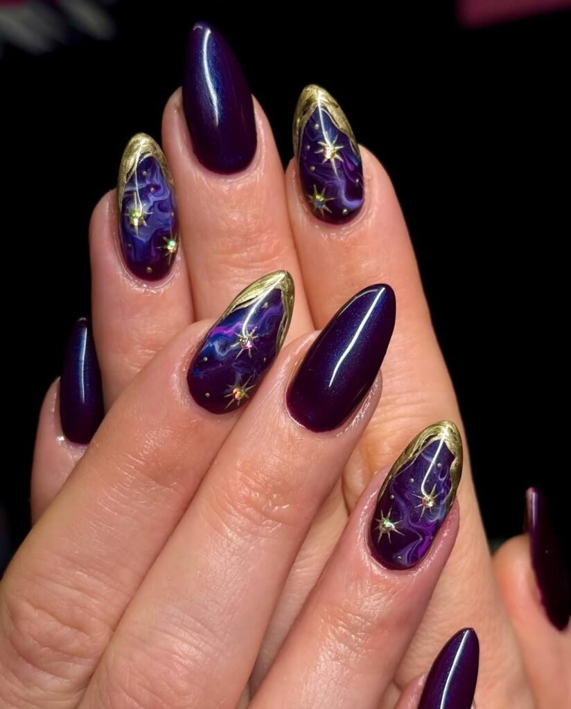  Cosmic Galaxy Nails