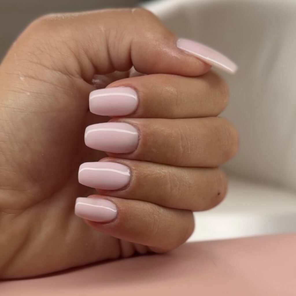 Elegant Ballet Pink Nails