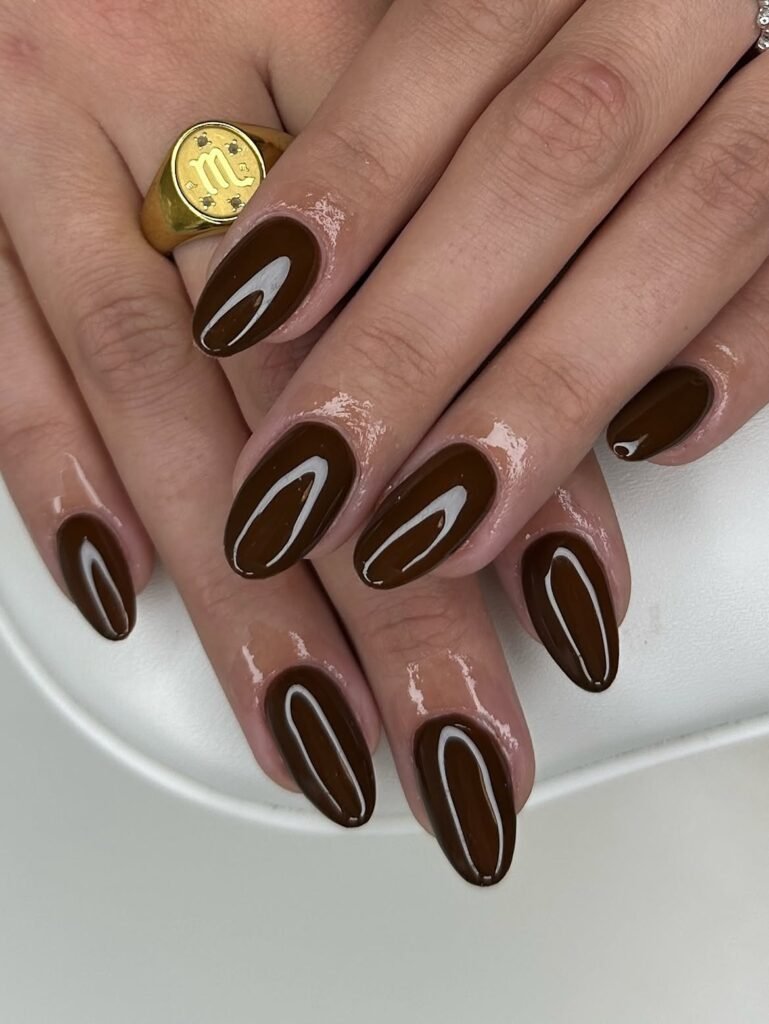  Espresso Nude Nails