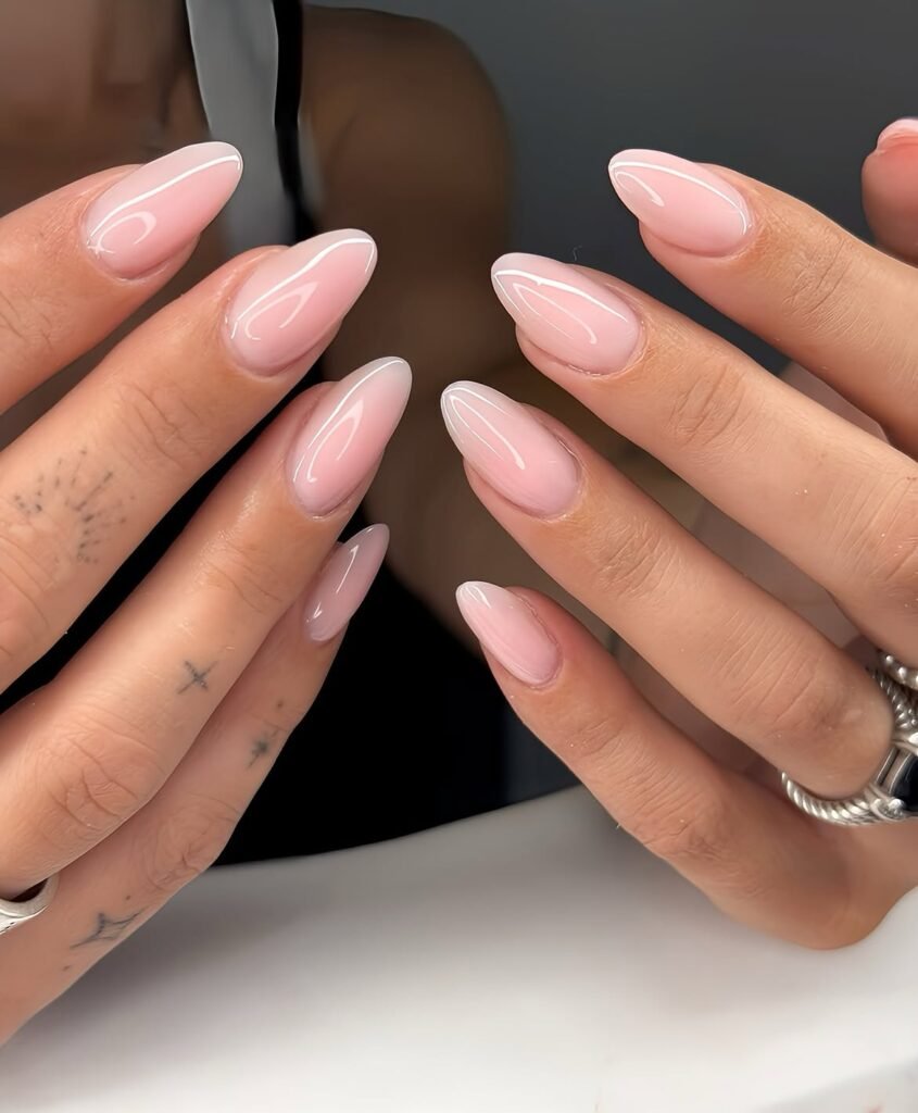 Glossy Soap Nails