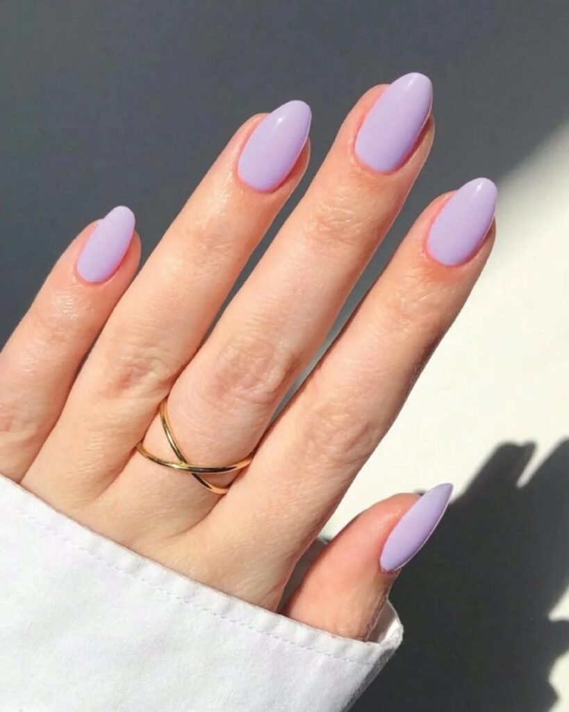 Lavender Coffin Nails