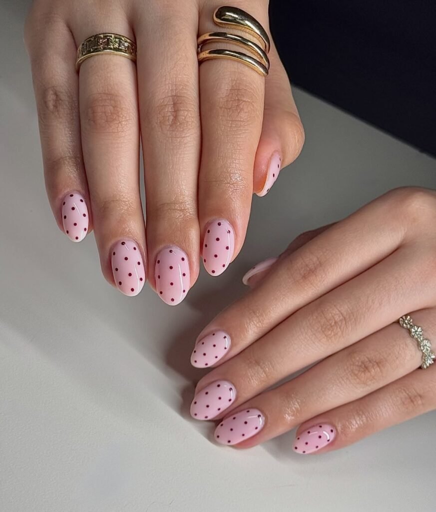  Minimalist Dot Nails