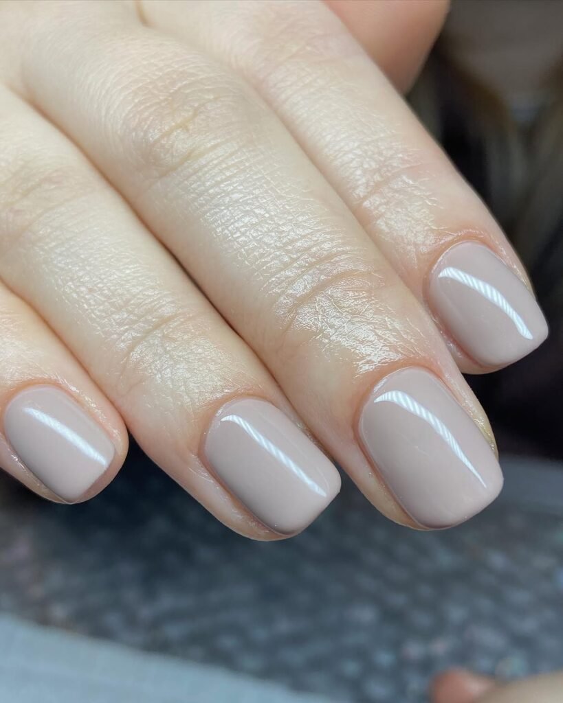 Pale Greige Nails