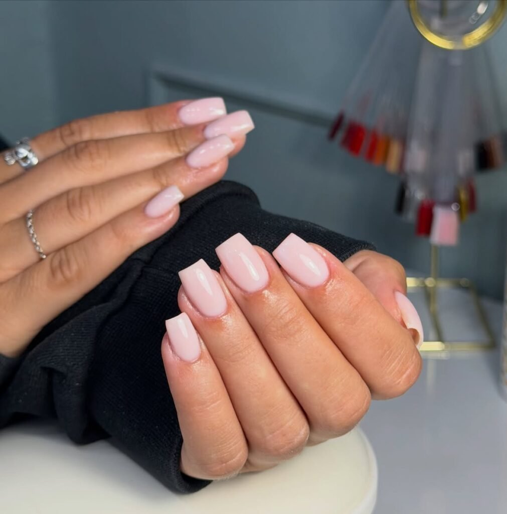 Soft Pink Ballet Nails