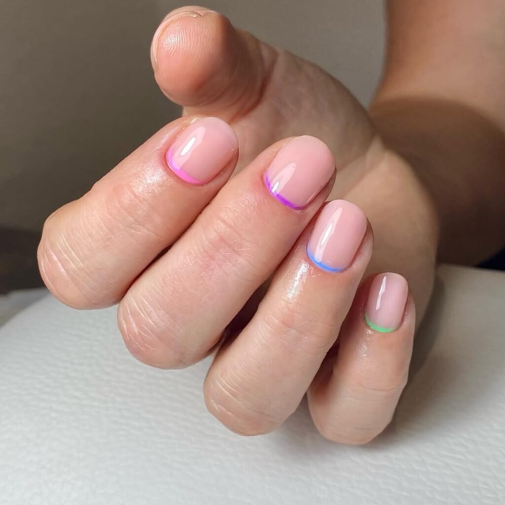 Reverse French Tip Nails