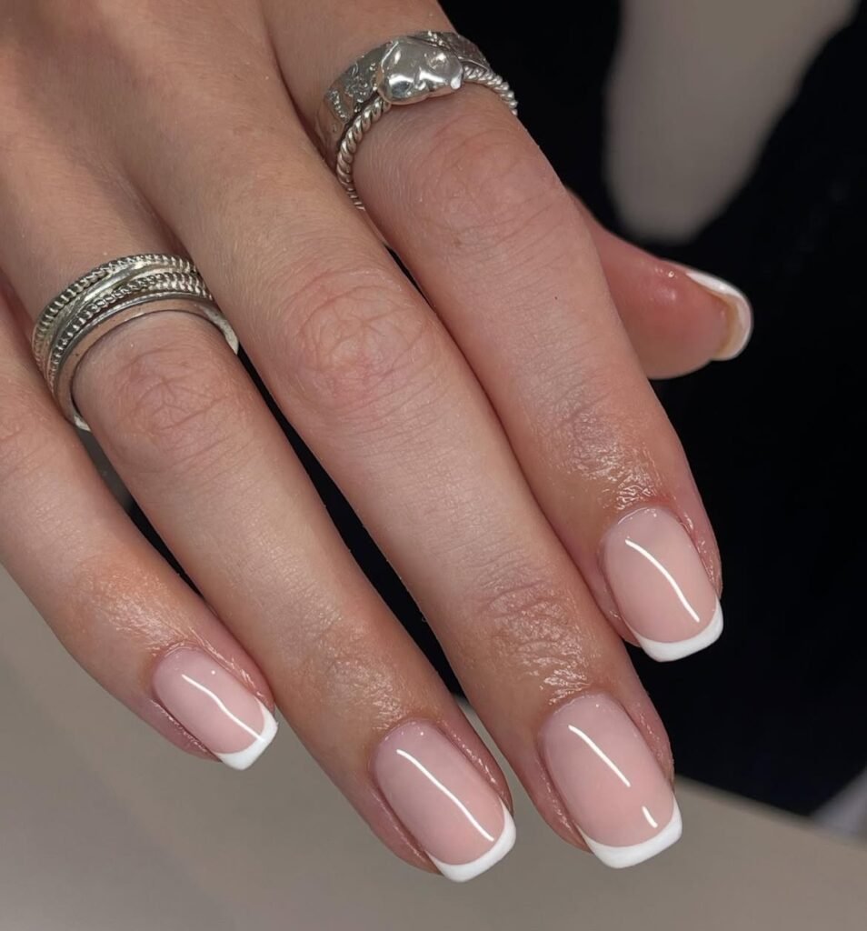 Thin French Tip Nails