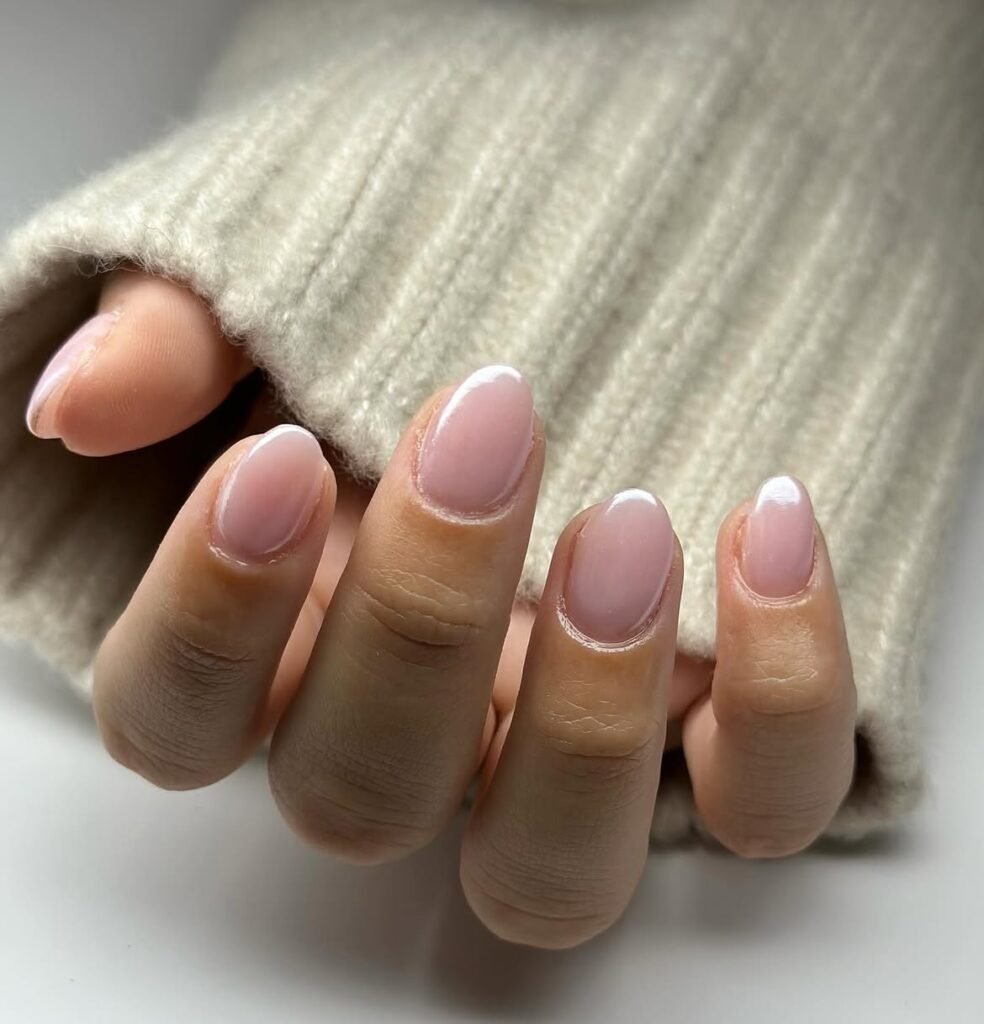 Timeless Nude Gloss Nails