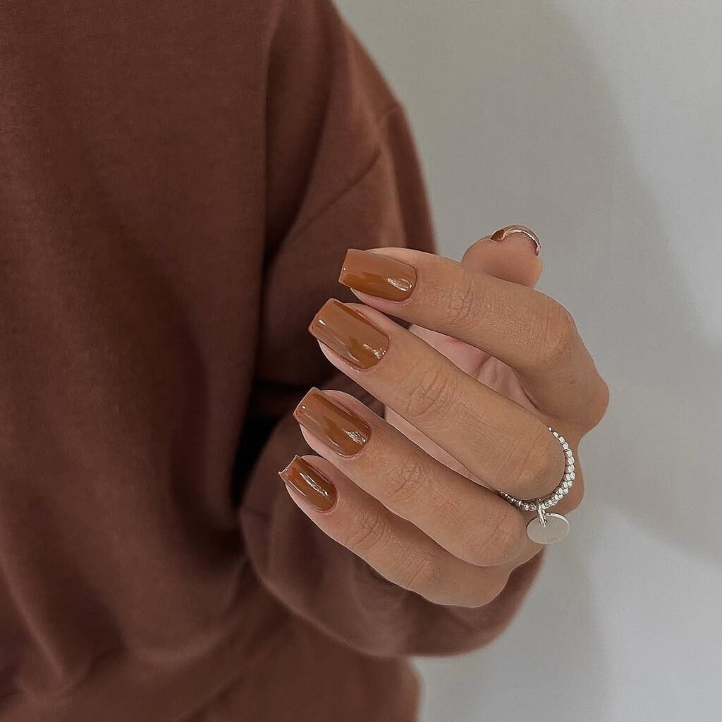 Toffee Nude Nails