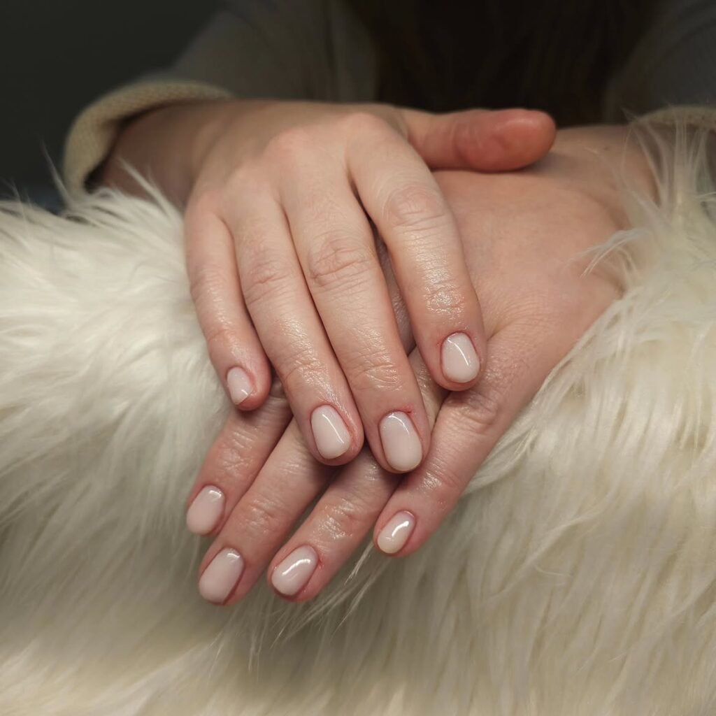 Warm Oat Milk Nails