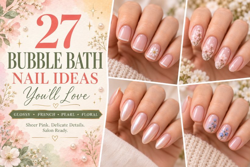 27 Bubble Bath Nail Manicure Ideas