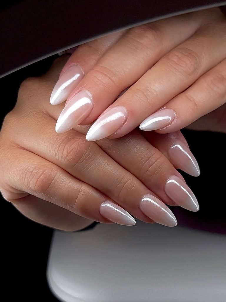 Bubble Bath French Ombré Nails
