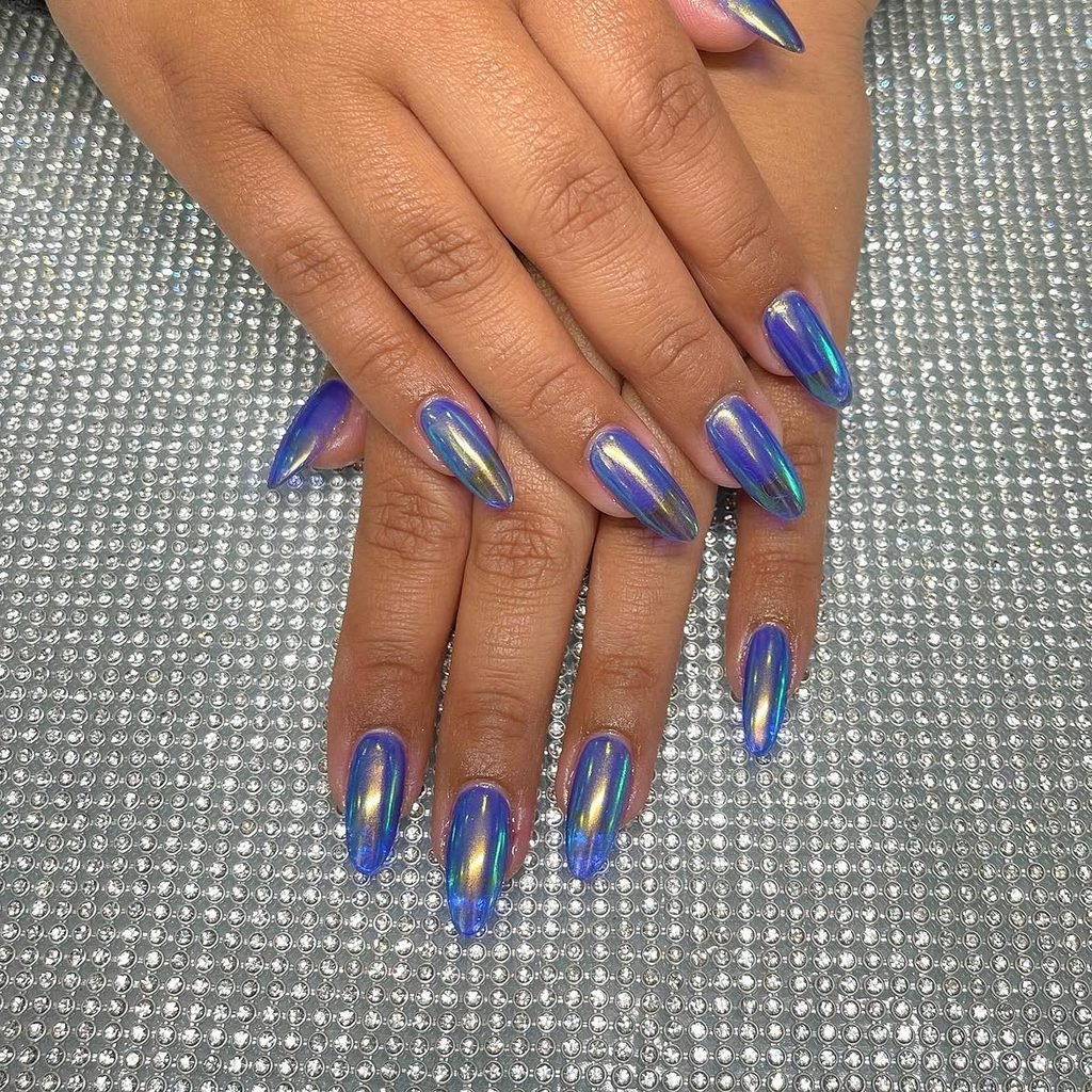 Chrome Jelly Nails