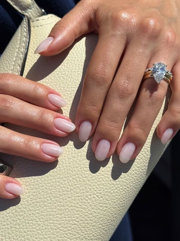 Clean Slate Milky White Nails