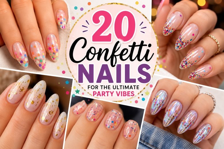 20 Confetti Nails Featured Image