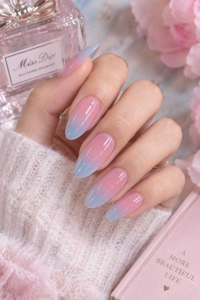 Cotton Candy Jelly Nails