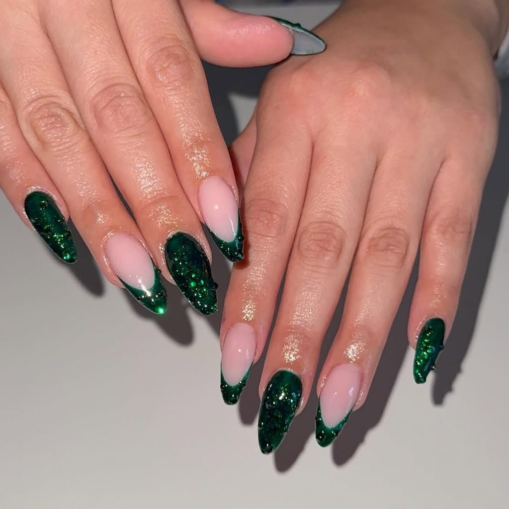  Emerald-Cut Statement Gem Nails