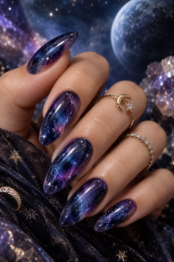  Galaxy Jelly Nails