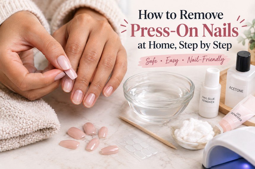 How to Remove Press-On Nails at Home