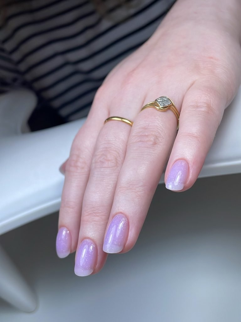  Lavender Jelly Nails