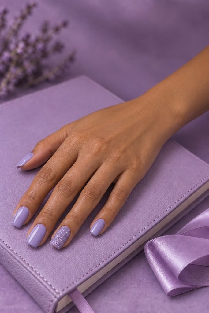 Lavender Sugar-Glitter Accents