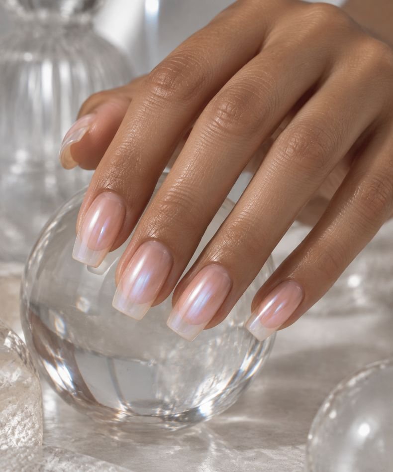 Opalescent Glaze With Sheer Tips