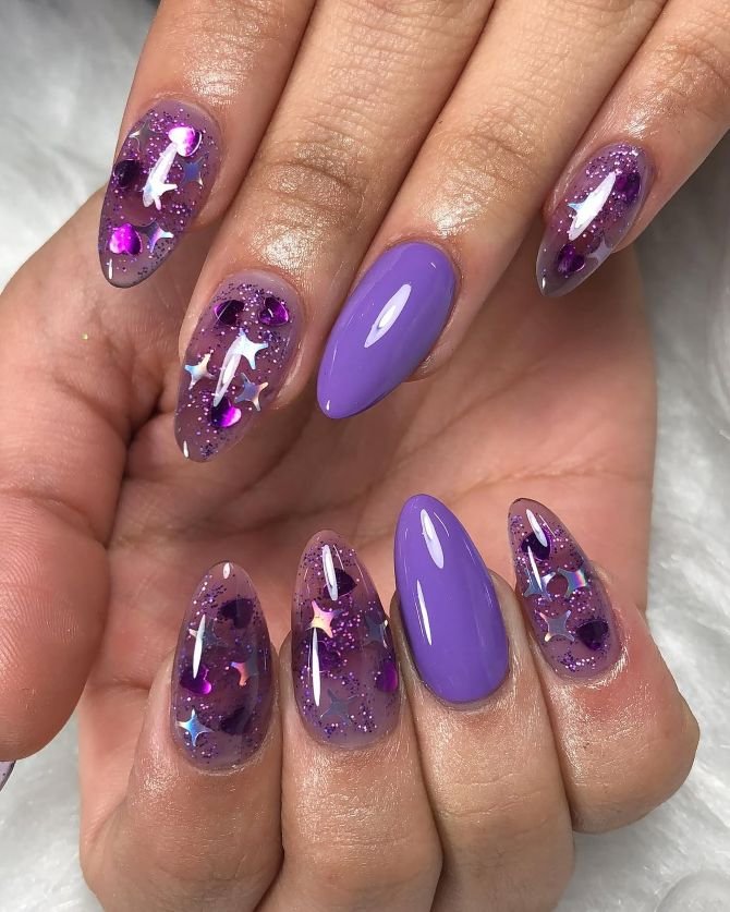 Purple Grape Jelly Nails