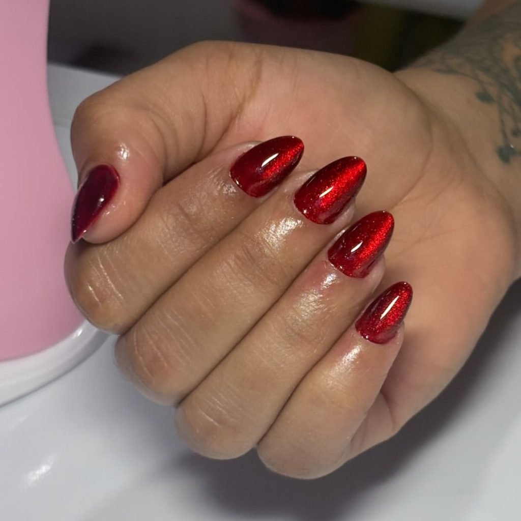 Ruby Velvet Cat-Eye