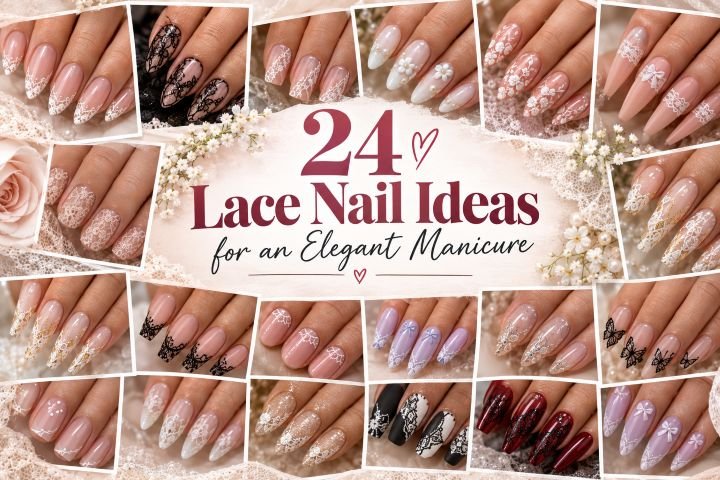 24 Lace Nail Ideas