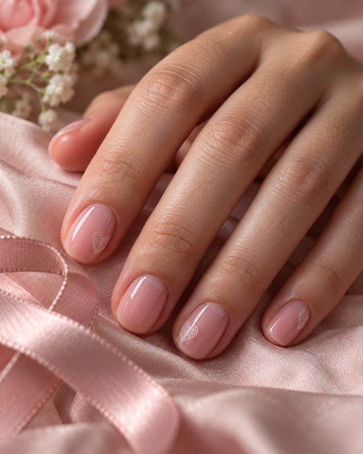 Delicate Lace Hearts